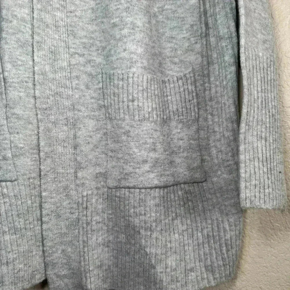 Love Ellie Open Cardigan Double Pockets Gray NWT Women Size Medium - Picture 3 of 6